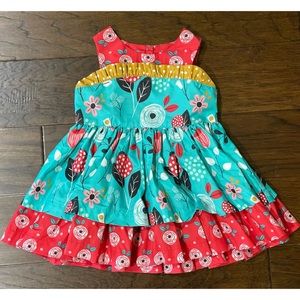 Little Miss Marmalade Ladybug Dress